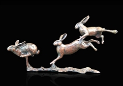 Small Hares Running