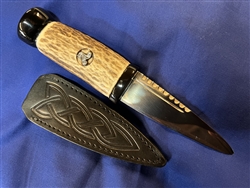 Stag Antler &  Black Horn  Sgian Dubh